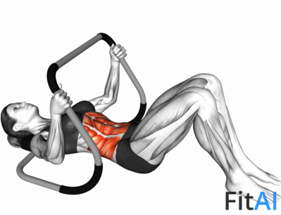 Ab Roller Crunch