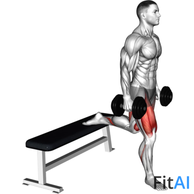 Dumbbell Bulgarian Split Squat