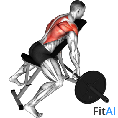 Barbell Incline Row