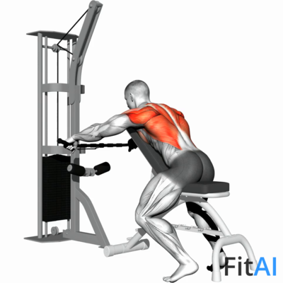 Cable Decline Seated Wide-grip Row