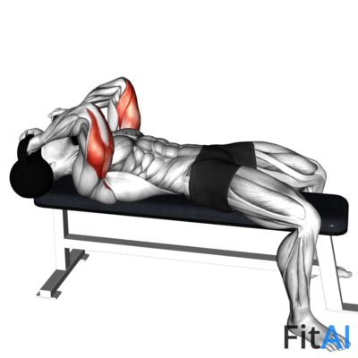 Kettlebell Skull Crusher