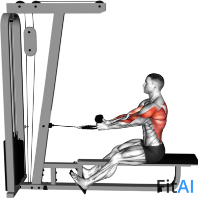 Cable Rope Seated Row