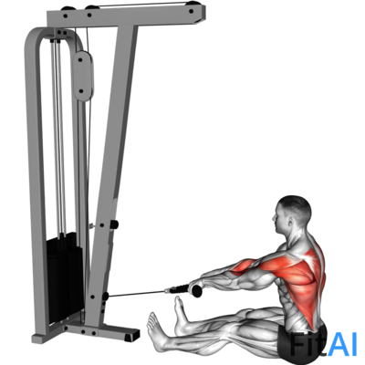 Cable Seated on Floor Row (Rope)