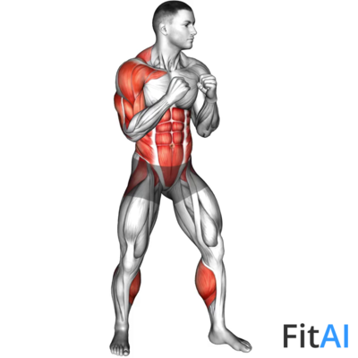 Boxing Right Uppercut