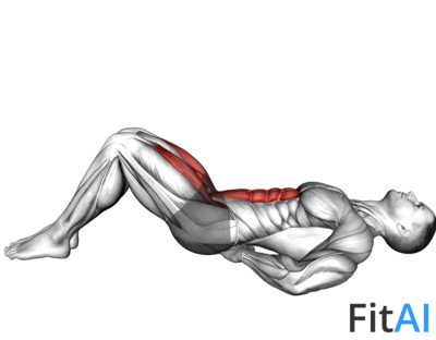 Lying Bent Legs Raise
