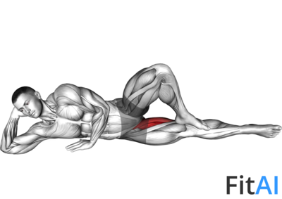 Bodyweight Side Lying Leg Adduction