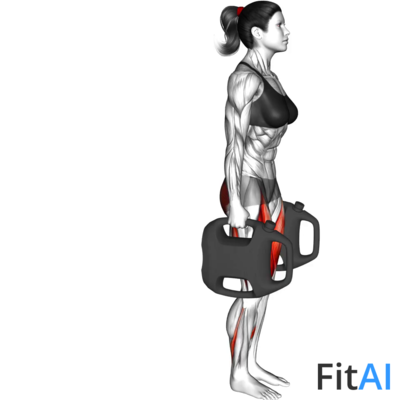 Bottle Weighted Rear Lunge