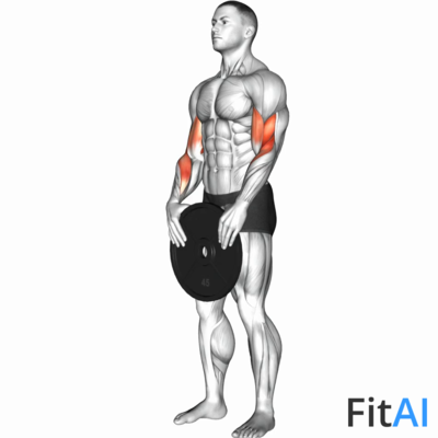 Weighted Standing Curl