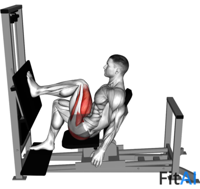 Lever Horizontal One leg Press