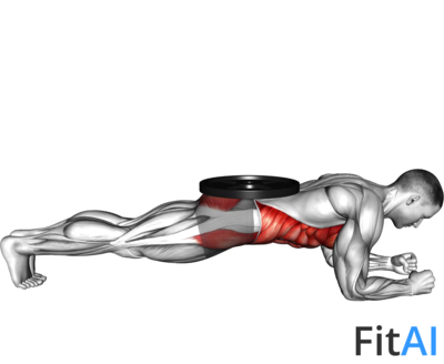 Weighted Front Plank