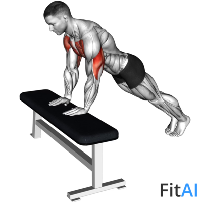 Incline Close-Grip Push-up
