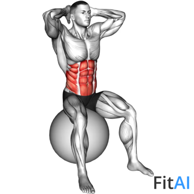 Spinal Stretch (on stability ball)