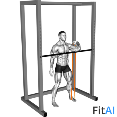 Resistance Band Assisted Front Rack Stretch