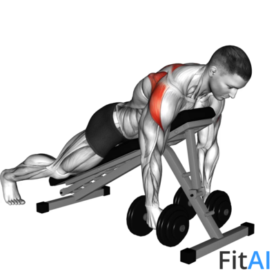 Dumbbell Prone Rear Delt Swing