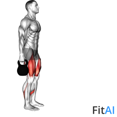 Kettlebell Forward Lunge