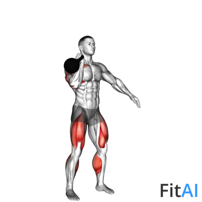 Kettlebell One Arm Jerk