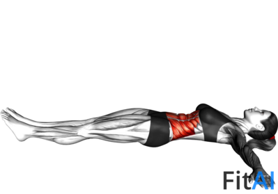 Lying Lower Back Stretch