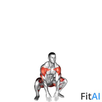 Bodyweight Full Squat with Overhead Press (V2)