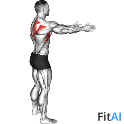 Bodyweight Standing Scapula Row