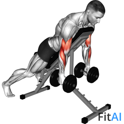 Dumbbell Prone Incline Hammer Curl