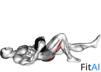 Dumbbell One Leg Glute Bridge