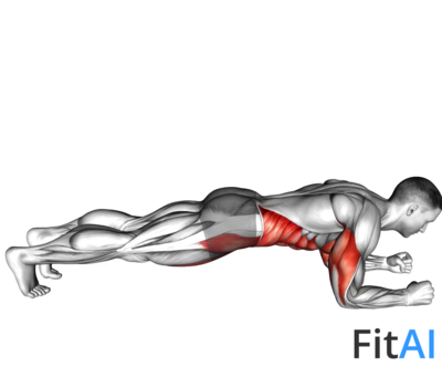 Elbow-Up and Down Dynamic Plank