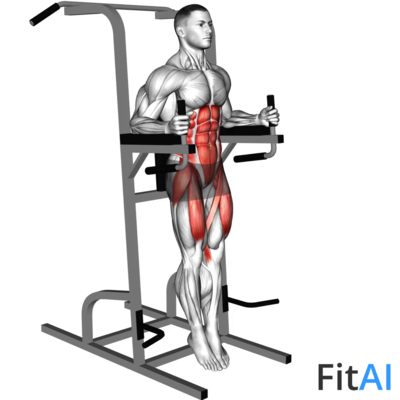 Captains Chair Straight Leg Raise