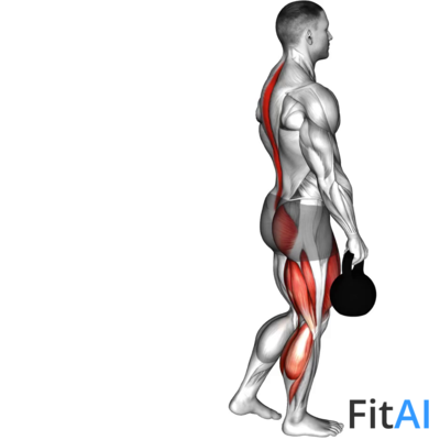Kettlebell One Leg Deadlift