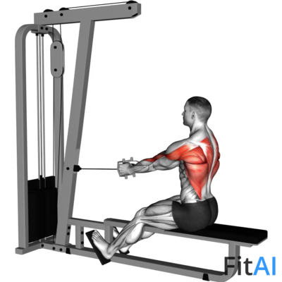 Cable Straight Back Seated Row