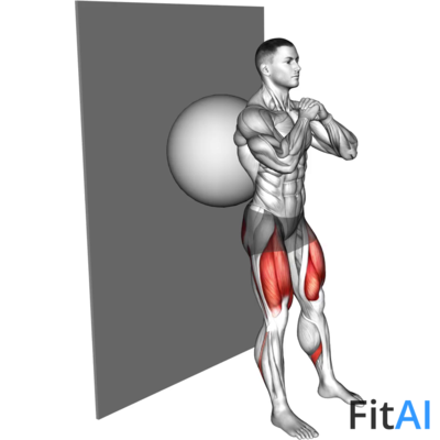 Stability ball Wall Squat