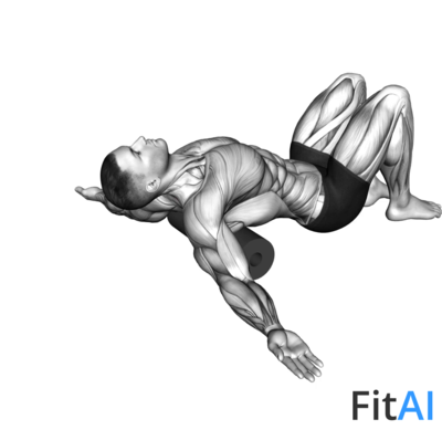 Roll Erector Spinae Lying on Floor