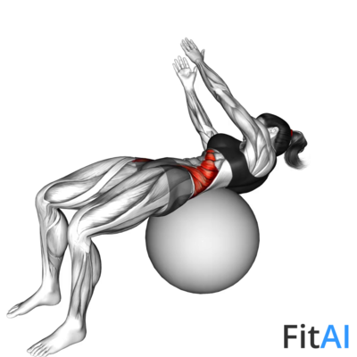 Russian Twist (on stability ball arms straight)