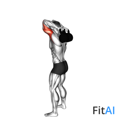 Kettlebell Overhead Triceps Extension