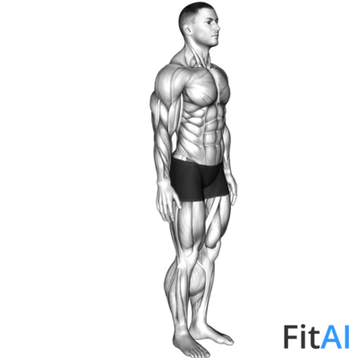 Standing Balance Quadriceps Stretch