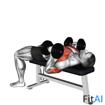 Dumbbell Lying Hammer Press (V2)