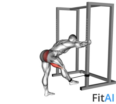 Band Bent-over Hip Extension
