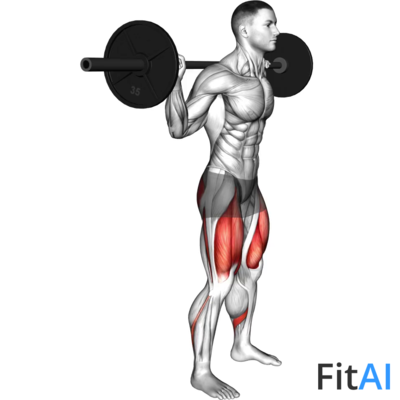 Barbell Low Bar Squat