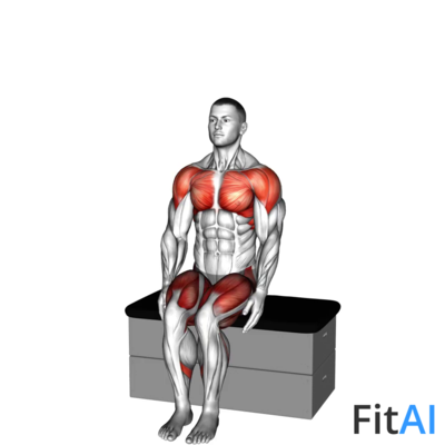 Sitting Jack on a padded stool