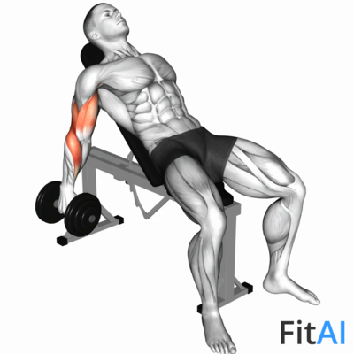 Dumbbell Incline Biceps Curl
