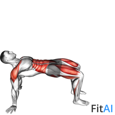 Reverse Plank with Leg Lift