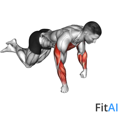 Kneeling Fist Push-up