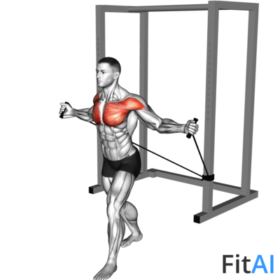 Band Incline Chest Fly