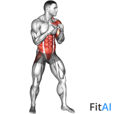 Boxing Left Uppercut