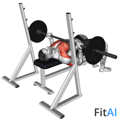 Barbell Reverse-Grip Bench Press