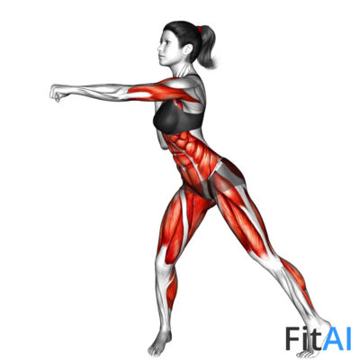 Side Step Diagonal Punches