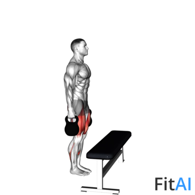 Kettlebell Step-up (V2)