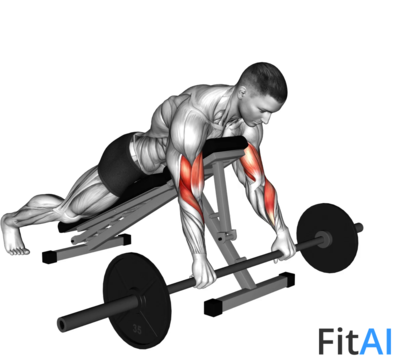 Barbell Reverse Spider Curl