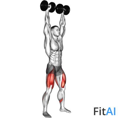 Dumbbell Overhead Squat
