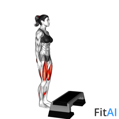 Bodyweight Step-up on Stepbox