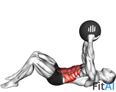 Crunch with Medicine Ball